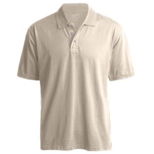Woolrich First Forks Polo Shirt - Short Sleeve (For Men) in Stone - Closeouts