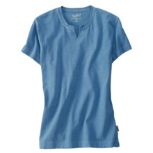 Woolrich First Forks T-Shirt - Cotton Jersey, Short Sleeve (For Women) in Light Blue Moon - Closeouts