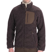 Woolrich High Point Jacket - Berber Fleece (For Men) in Black Heather - Closeouts