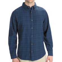 Woolrich High Season Flannel Shirt - Long Sleeve (For Men) in Tonal Deep Indigo - Closeouts