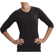 Woolrich Javona Stretch Cotton Tee - UPF 40+, 3/4 Sleeve (For Women) in Black - Closeouts