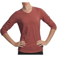 Woolrich Javona Stretch Cotton Tee - UPF 40+, 3/4 Sleeve (For Women) in Light Raisin - Closeouts