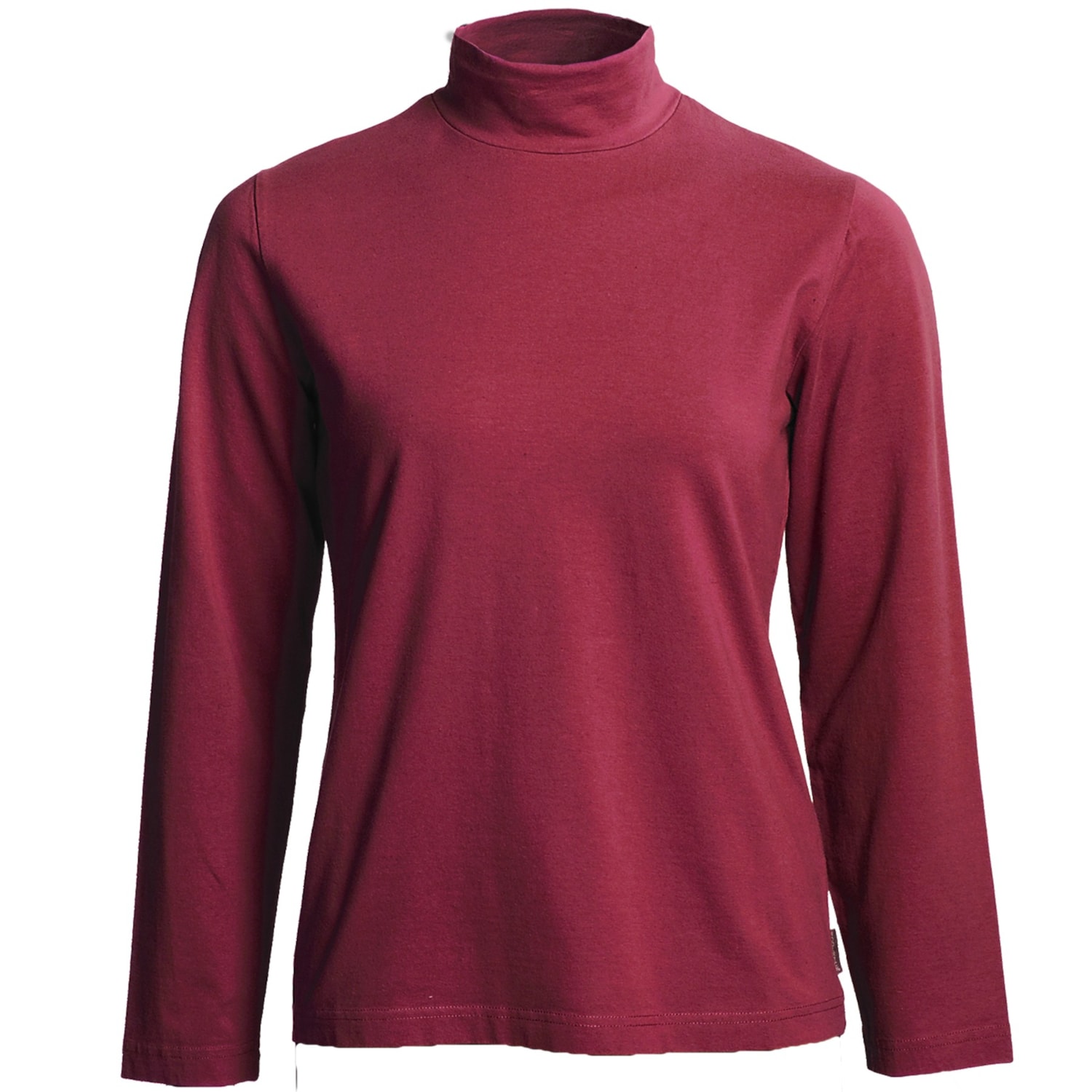 cotton mock neck