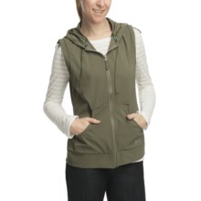 Woolrich Karina Double Weave Vest - Soft Shell (For Women) in Light Olive - Closeouts