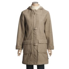 Woolrich Kensal Wool Stadium Coat - Taffeta Lined (For Women) in Oatmeal Heather - Closeouts