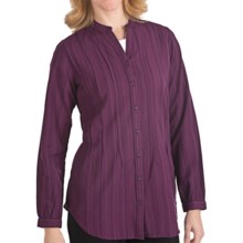 Woolrich Kenyon Tunic Shirt - Washed Cotton Dobby, Long Sleeve (For Women) in Blackberry - Closeouts