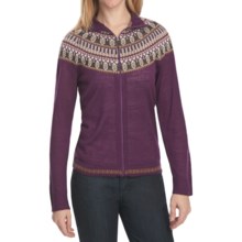 Woolrich Laurel Cardigan Sweater - Merino Wool, Lightweight (For Women) in Blackberry - Closeouts