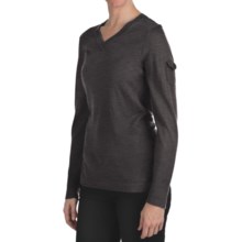 Woolrich Laurel Sweater - V-Neck (For Women) in Onyx - Closeouts