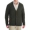 Woolrich Lexington Cardigan Sweater - Lambswool Blend (For Men) in Olive Heather