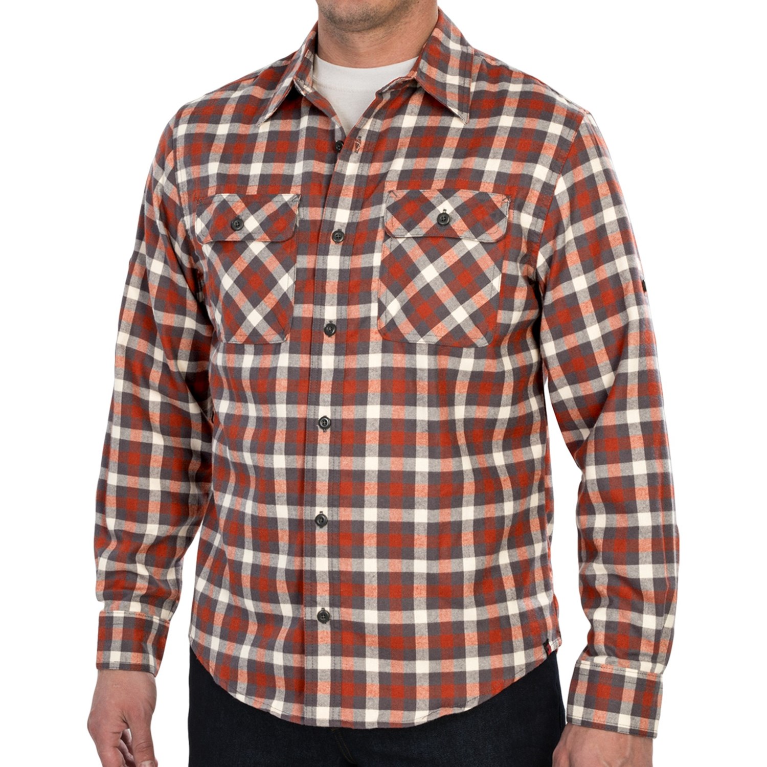 woolrich men's long sleeve shirts