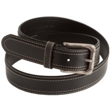 Woolrich Mansfield Belt - Leather (For Men) in Black - Closeouts
