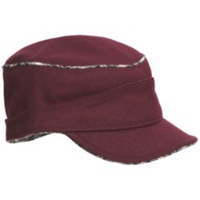 Woolrich Melton Cadet Legion Cap - Wool Blend, Reversible (For Women) in Ruby - Closeouts