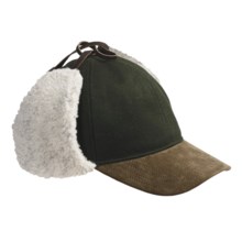 Woolrich Melton Wool Cap - Ear Flap (For Men) in Olive - Closeouts