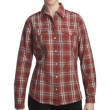 Woolrich Mercer Shirt - Cotton Dobby, Long Sleeve (For Women) in Deep Ruby - Closeouts