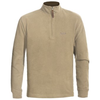 Woolrich Meridian Pullover Sweatshirt - Zip Neck (For Men) in Barley