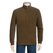 Woolrich Meridian Pullover Sweatshirt - Zip Neck (For Men) in Wood - Closeouts
