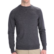 Woolrich Moccasin Run Sweater - Merino Wool, Crew Neck (For Men) in Onyx - Closeouts