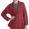 Woolrich Mountainside Shetland Wool Cardigan Sweater - Single Button (For Women) in Deep Ruby