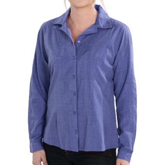 Woolrich New Little Oaks Shirt - Long Sleeve (For Women) in Ultra Violet