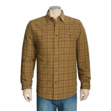 Woolrich North Creek Wool Shirt - Long Sleeve (For Men) in Dark Straw - Closeouts