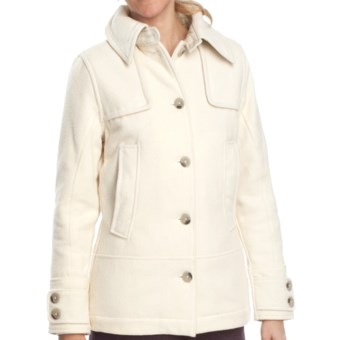 Woolrich Northhampton Wool Coat (For Women) in Winter White