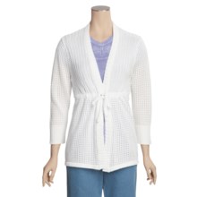 Woolrich Odella Cardigan Sweater - 3/4 Sleeve (For Women) in White - Closeouts