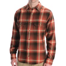 Woolrich Oxbow Bend Shirt - Cotton, Long Sleeve (For Men) in Lava - Closeouts