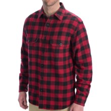 Woolrich Oxbow Bend Shirt - Cotton, Long Sleeve (For Men) in Red/Black - Closeouts
