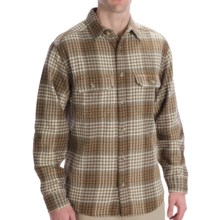 Woolrich Oxbow Bend Shirt - Cotton, Long Sleeve (For Men) in Shale Check - Closeouts