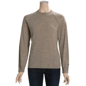 Woolrich Payson Sweater - Merino Wool (For Women) in Khaki Heather