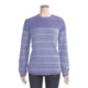 Woolrich Peaks Sweater - Cotton, Crew Neck, Long Sleeve (For Women)
