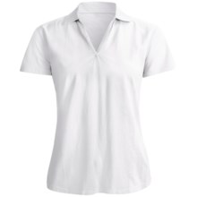 Woolrich Pebble Creek Polo Shirt - Cotton Jersey, Short Sleeve (For Women) in White - Closeouts