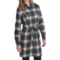Woolrich Pemberton Flannel Dress - Long Sleeve (For Women) in Charcoal