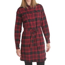 Woolrich Pemberton Flannel Dress - Long Sleeve (For Women) in Heirloom Red - Closeouts