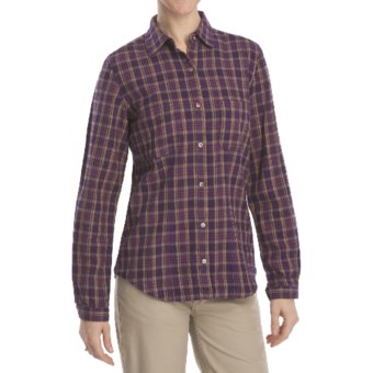 Woolrich Pemberton Flannel Shirt - Long Sleeve (For Women) in Blackberry
