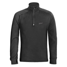 Woolrich Pinyon Fleece Shirt - Zip Neck, Long Raglan Sleeve (For Men) in Black - Closeouts