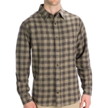 Woolrich Pioneer Flannel Shirt - Long Sleeve (For Men) in Shale - Closeouts