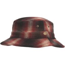 Woolrich Plaid Bucket Hat - Wool (For Men and Women) in Red - Closeouts
