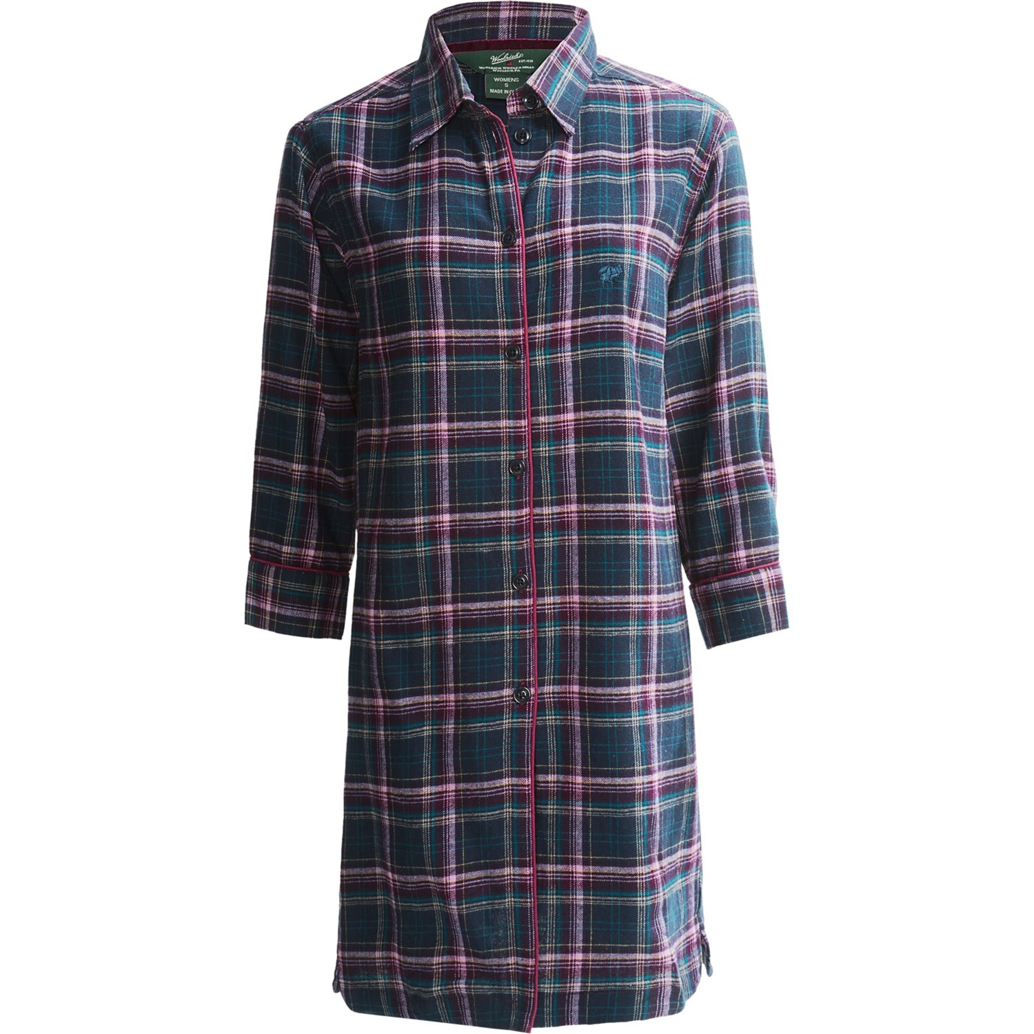 flannel womens nightshirt