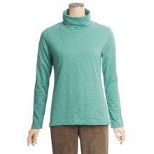 Woolrich Ridgeway Burnout Turtleneck - Cotton Jersey, Long Sleeve (For Women) in Agate - Closeouts