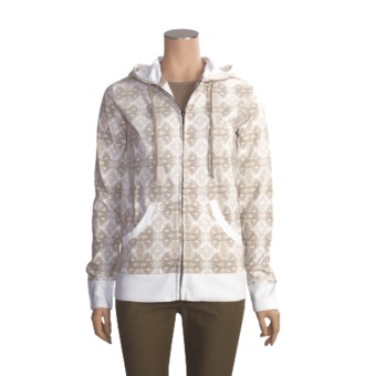 Woolrich Rohana Hoodie Sweatshirt - Full Zip (For Women) in Dark Stone