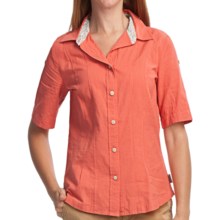 Woolrich Rosemary Shirt - UPF 30+, Short Sleeve (For Women) in Calypso - Closeouts