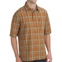 Woolrich Scenic Plaid Shirt - UPF 15+, Organic Cotton, Short Sleeve (For Men) in Pueblo - Closeouts