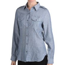 Woolrich Sugar Run Shirt - Cotton, Long Sleeve (For Women) in Copen - Closeouts
