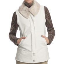 Woolrich Summit Vest - Soft Shell (For Women) in Winter White - Closeouts