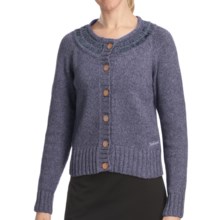 Woolrich Sweetfern Cardigan Sweater - Merino Wool (For Women) in Deep Indigo Heather - Closeouts