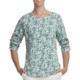 Woolrich Tamia Cotton Slub Print Top - UPF 20, 3/4 Sleeve (For Women)