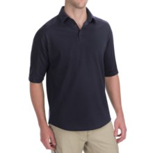 Woolrich Territory Polo Shirt - Merino Wool, UPF 40+, Short Sleeve (For Men) in Deep Indigo - Closeouts