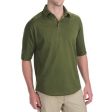 Woolrich Territory Polo Shirt - Merino Wool, UPF 40+, Short Sleeve (For Men) in Kelp - Closeouts