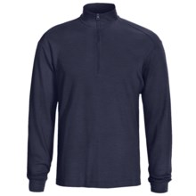 Woolrich Territory Shirt - UPF 40+, Zip Neck, Long Sleeve (For Men) in Deep Navy - Closeouts